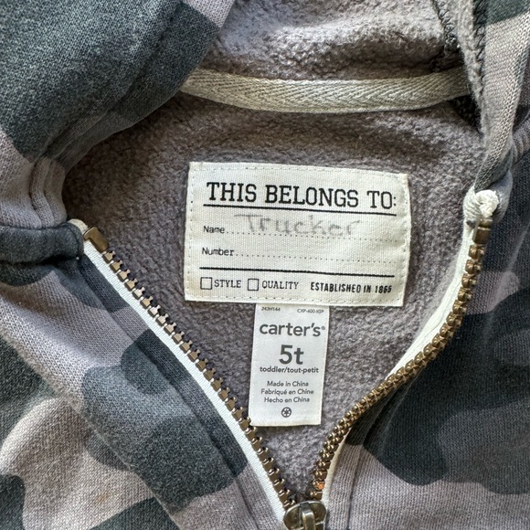 3 pair of boys zip up jackets with hood 3-5T - Picture 7 of 7